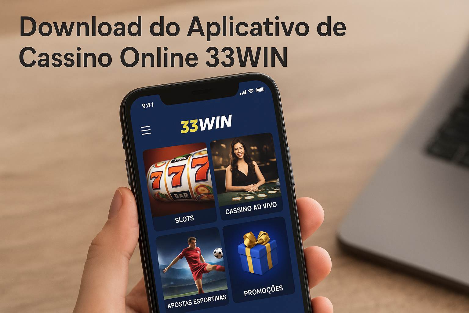 Baixar o 33WIN Cassino App