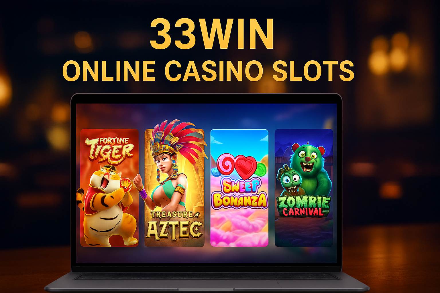 Explore o mundo das slot machines no 33WIN Casino